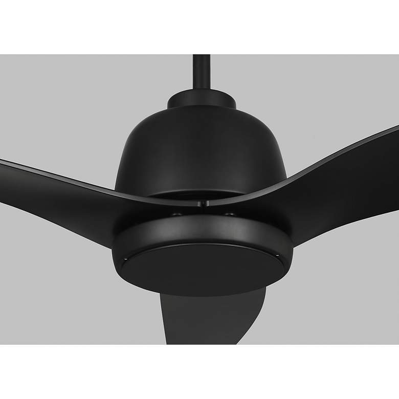 Image 4 54" Avila Coastal Midnight Black LED Ceiling Fan more views