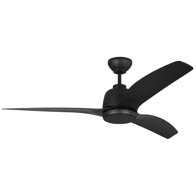 Image 6 54" Avila Coastal Midnight Black LED Ceiling Fan more views