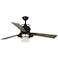 54" Boynton Antique Bronze LED Outdoor Ceiling Fan with Remote
