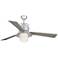 54" Boynton Painted Brushed Steel LED Outdoor Ceiling Fan