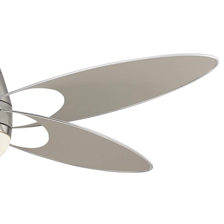 Image 5 54 inch Butterfly Brushed Steel Damp Rated Fan with Remote more views