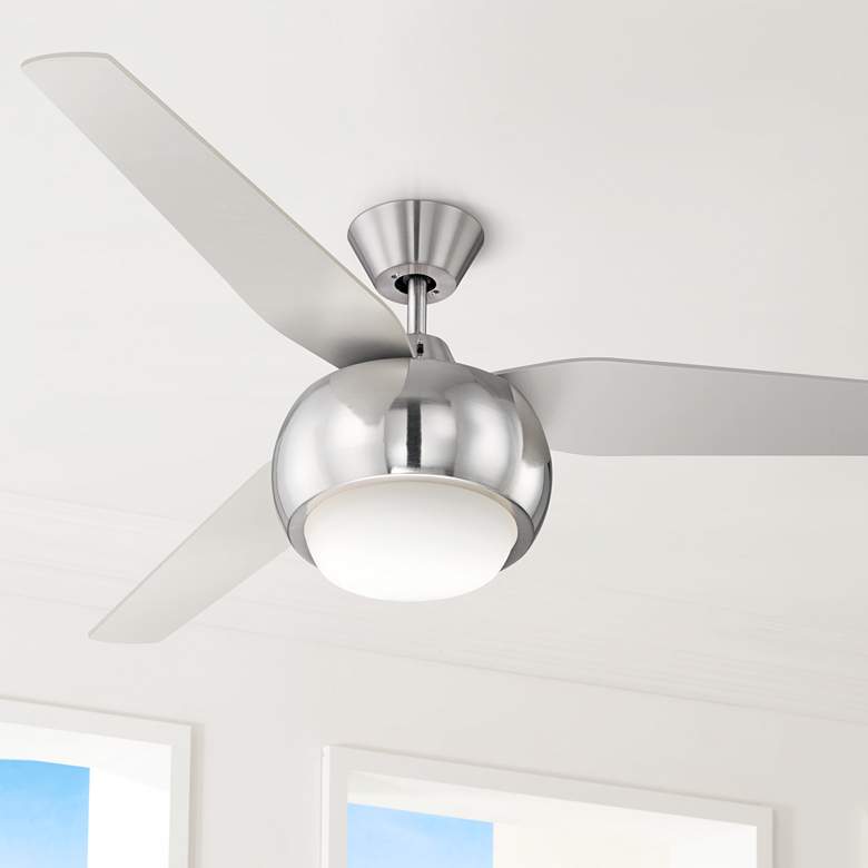 Image 1 54 inch Casa Reaction&#8482; Brushed Nickel Ceiling Fan