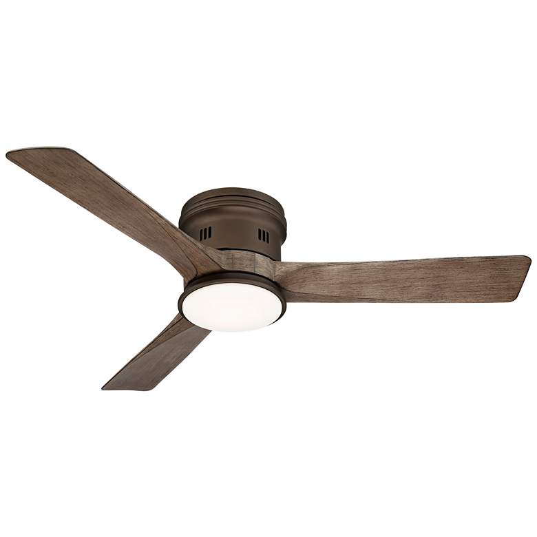 Image 7 54" Casa Salerno Bronze Damp LED Hugger Fan with Remote Control more views