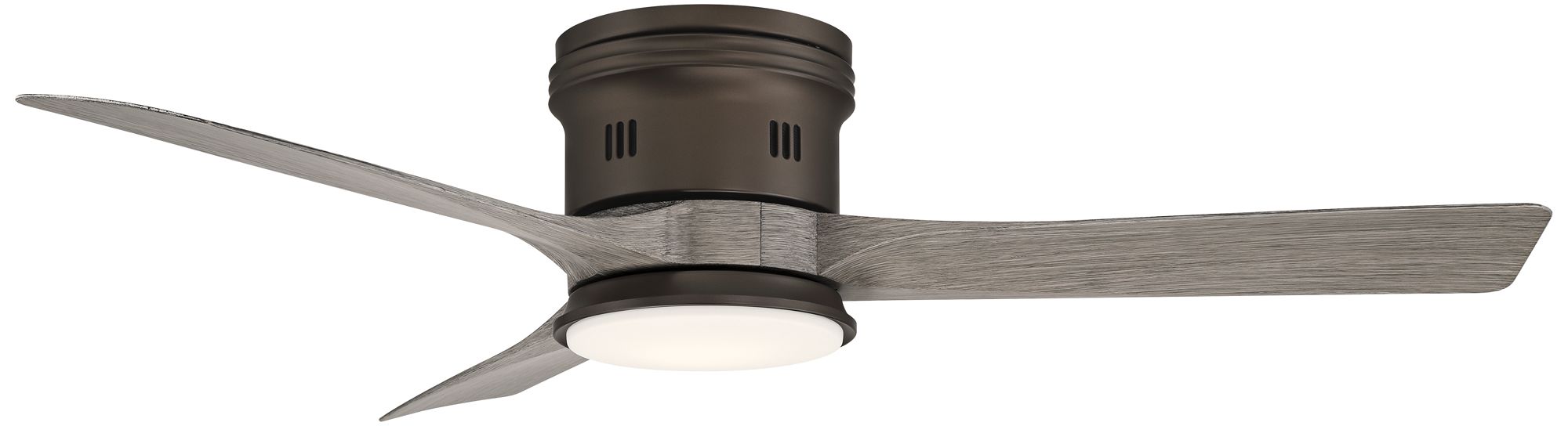Image 4 54" Casa Salerno Bronze Gray Damp LED Hugger Fan with Remote Control more views