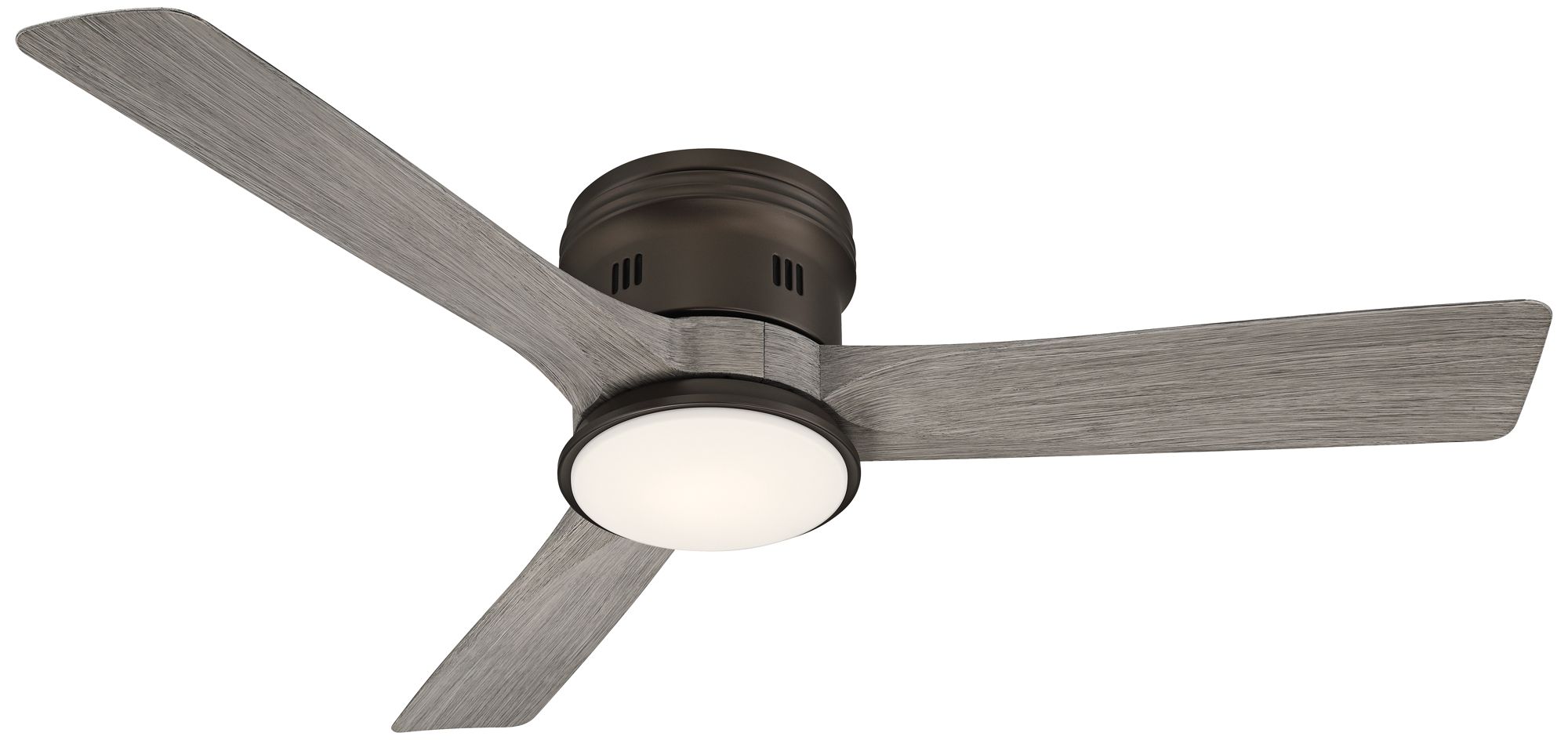 Image 6 54" Casa Salerno Bronze Gray Damp LED Hugger Fan with Remote Control more views