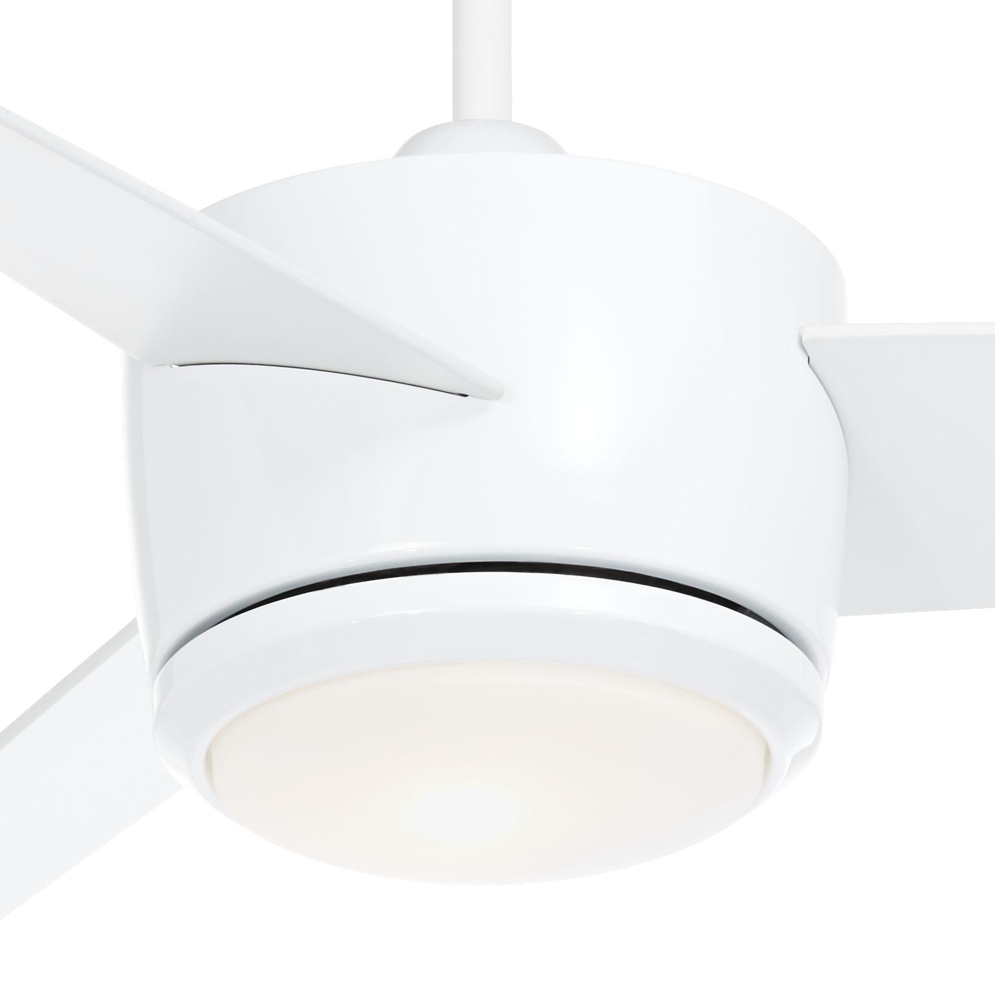 Image 3 54" Casa Vieja Epilogue White Modern LED Ceiling Fan with Remote more views