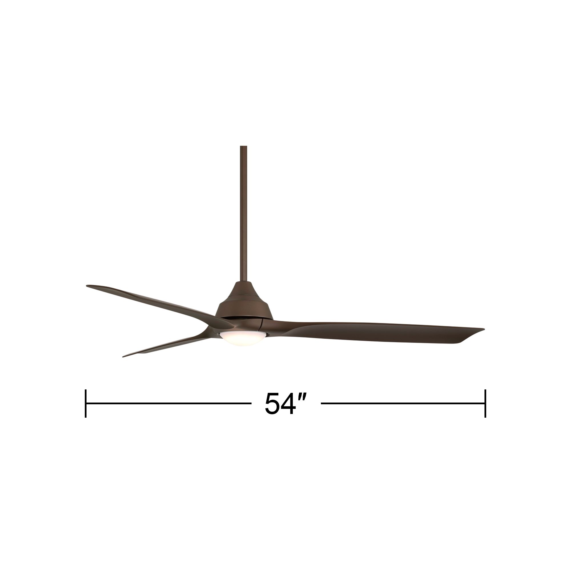 Watch A Video About the 54 Casa Vieja Hermosa Wind Emperial Bronze LED Damp Ceiling Fan