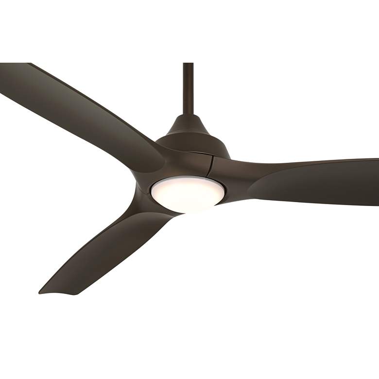 Image 5 54" Casa Vieja Hermosa Wind Emperial Bronze LED Damp Ceiling Fan more views