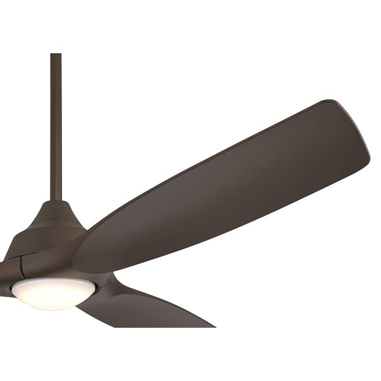 Image 6 54" Casa Vieja Hermosa Wind Emperial Bronze LED Damp Ceiling Fan more views
