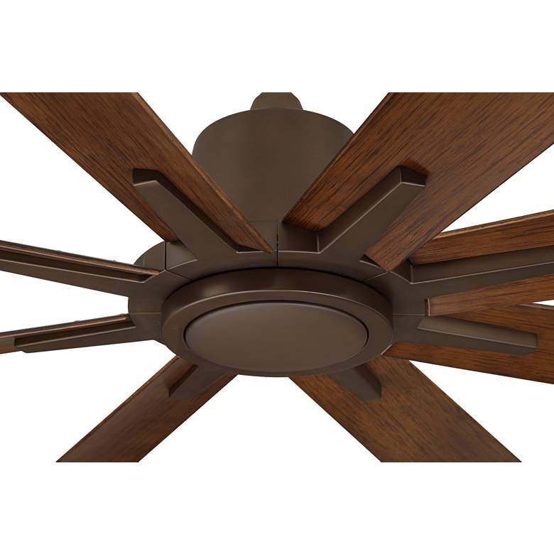 Image 4 54" Casa Vieja Inspirit Bronze LED Damp Remote Ceiling Fan more views
