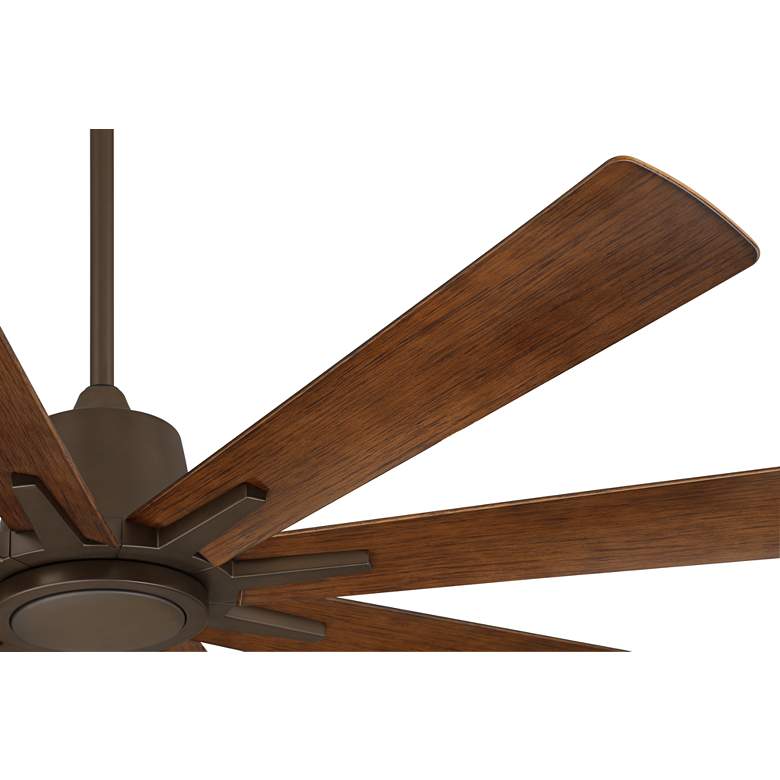 Image 6 54" Casa Vieja Inspirit Bronze LED Damp Remote Ceiling Fan more views