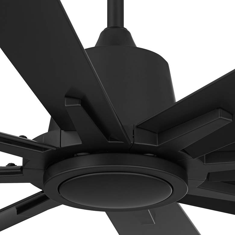 Image 4 54" Casa Vieja Inspirit Matte Black LED Damp Remote Ceiling Fan more views