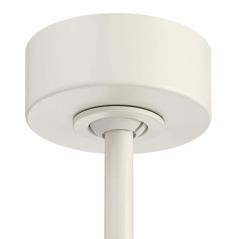 Image 7 54" Casa Vieja Inspirit Matte White LED Damp Remote Ceiling Fan more views