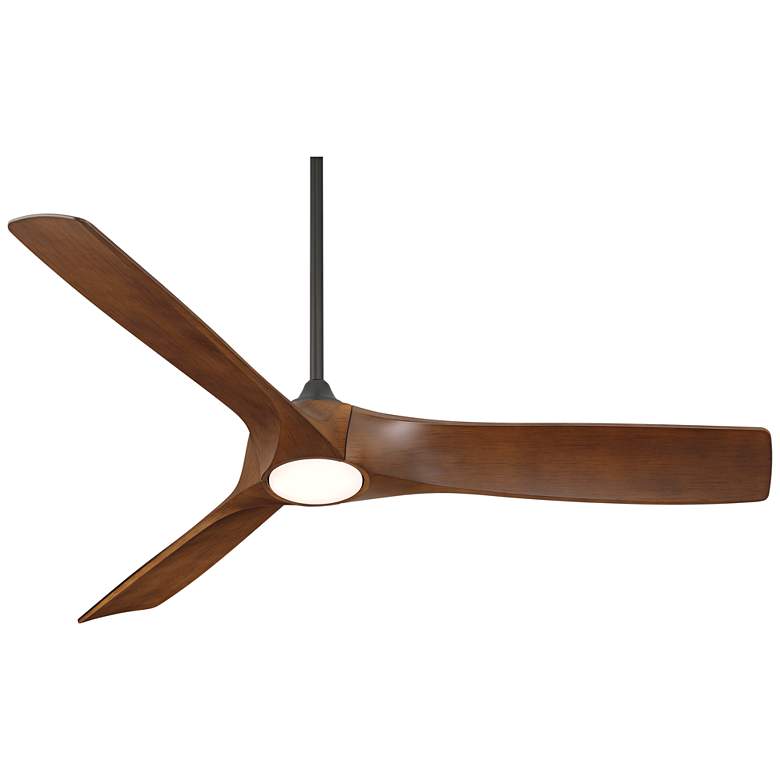 Image 6 54" Casa Vieja Kona Wind Matte Black LED DC Damp Ceiling Fan more views