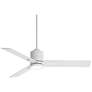 1_54" Casa Vieja Lex Matte White LED Ceiling Fan with Remote