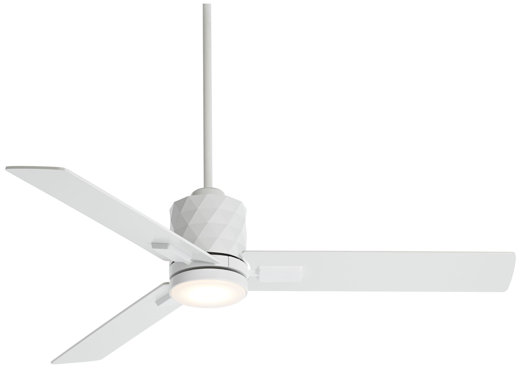 Watch A Video About the Casa Vieja Lex Matte White LED Ceiling Fan with Remote