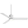 7_54" Casa Vieja Lex Matte White LED Ceiling Fan with Remote more views