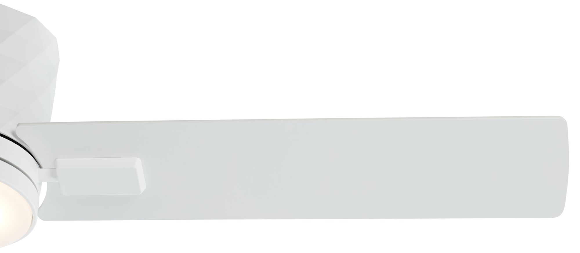 Image 6 54" Casa Vieja Lex Matte White LED Hugger Ceiling Fan with Remote more views