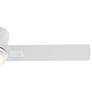 4_54" Casa Vieja Lex Matte White LED Hugger Ceiling Fan with Remote more views