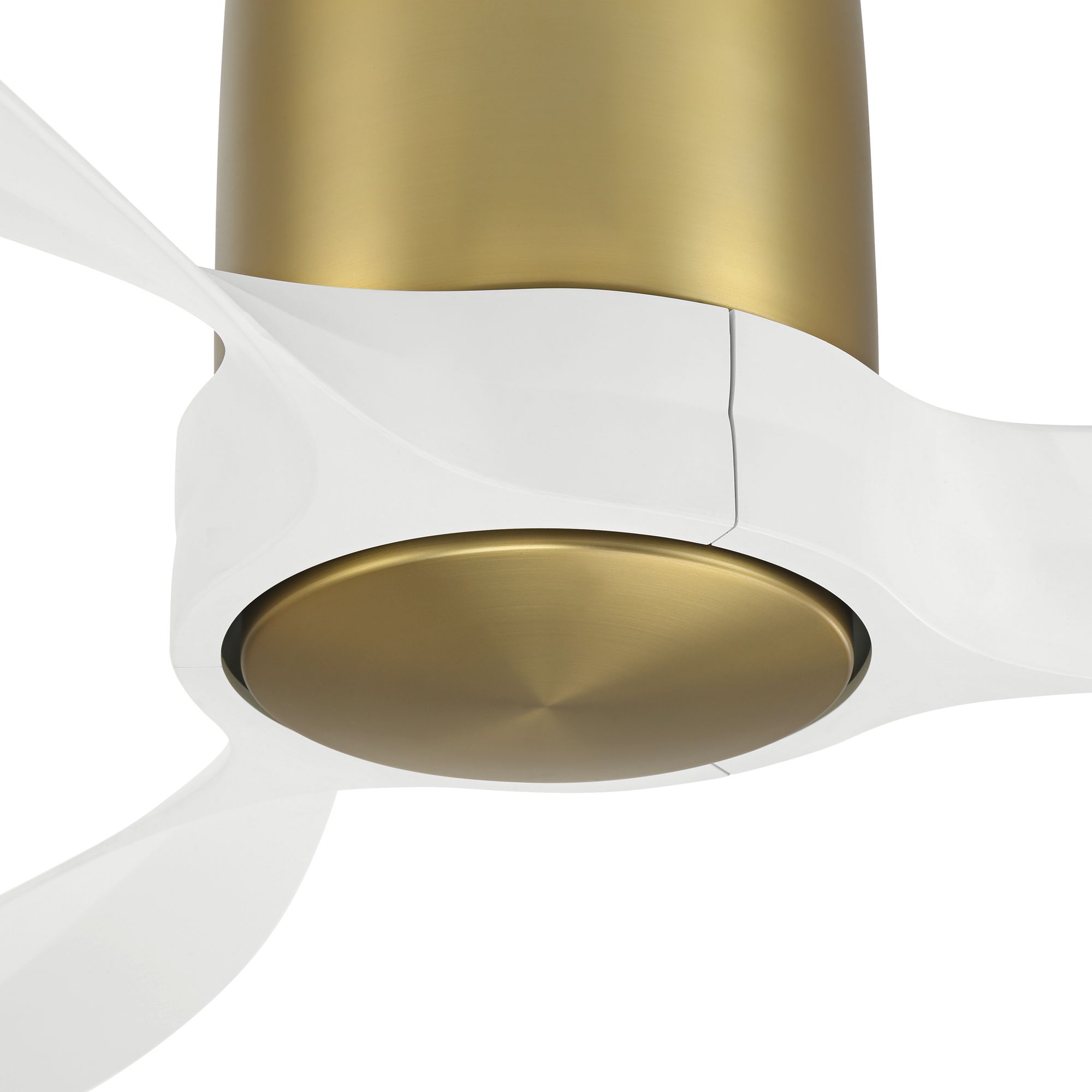 Image 5 54" Casa Vieja Magnolia Brass Indoor/Outdoor LED Hugger Ceiling Fan more views