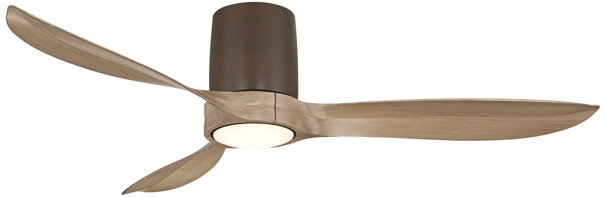 Image 3 54" Casa Vieja Magnolia Bronze Indoor/Outdoor LED Hugger Ceiling Fan