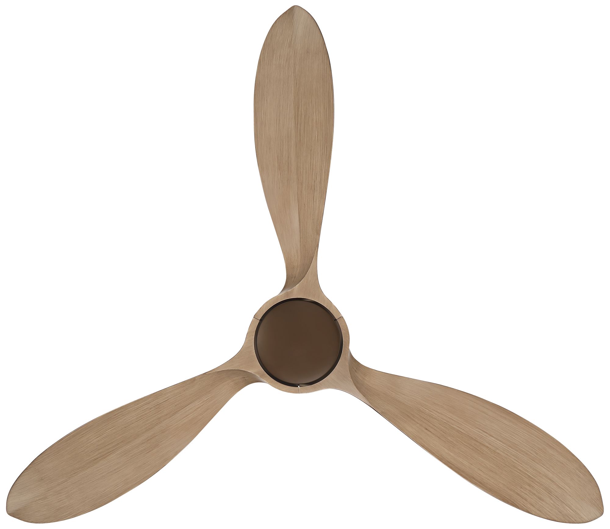 54" Casa Vieja Magnolia Bronze Indoor/Outdoor LED Hugger Ceiling Fan in scene