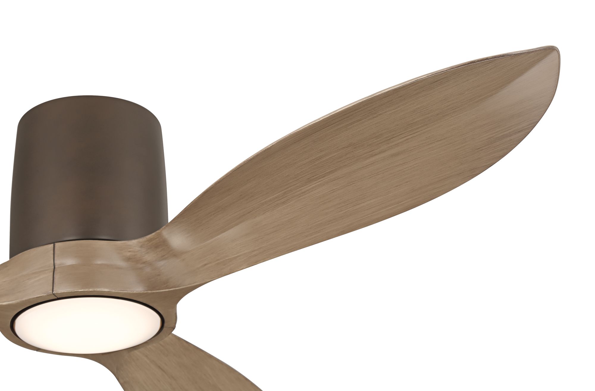 Image 6 54" Casa Vieja Magnolia Bronze Indoor/Outdoor LED Hugger Ceiling Fan more views