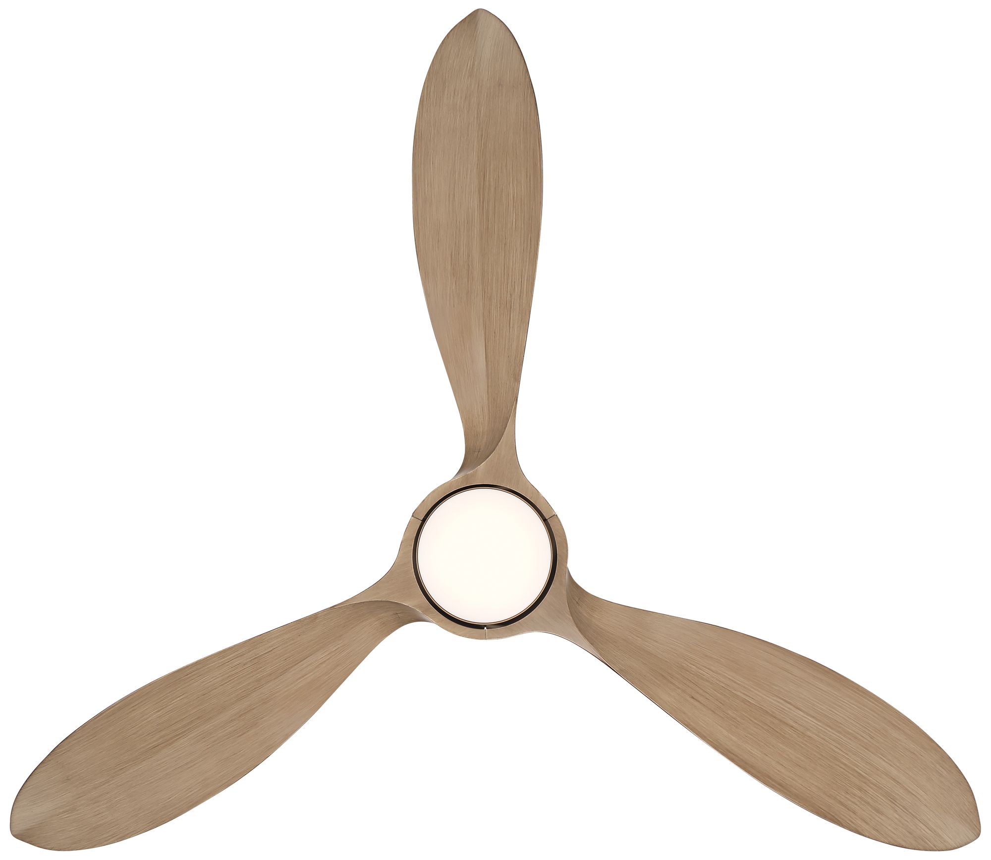 54" Casa Vieja Magnolia Bronze Indoor/Outdoor LED Hugger Ceiling Fan in scene