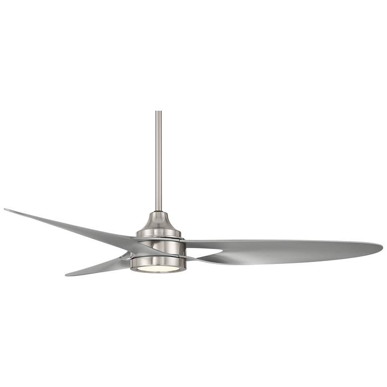 Image 7 54" Casa Vieja Mystere Brushed Nickel Indoor/Outdoor LED Ceiling Fan more views