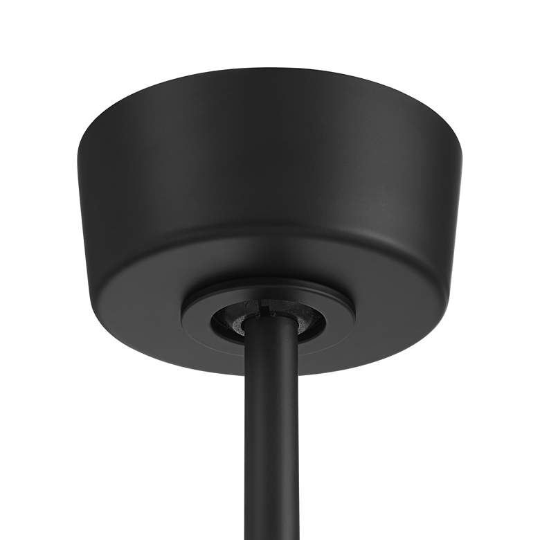 Image 6 54" Casa Vieja Mystere Matte Black Indoor/Outdoor LED Ceiling Fan more views