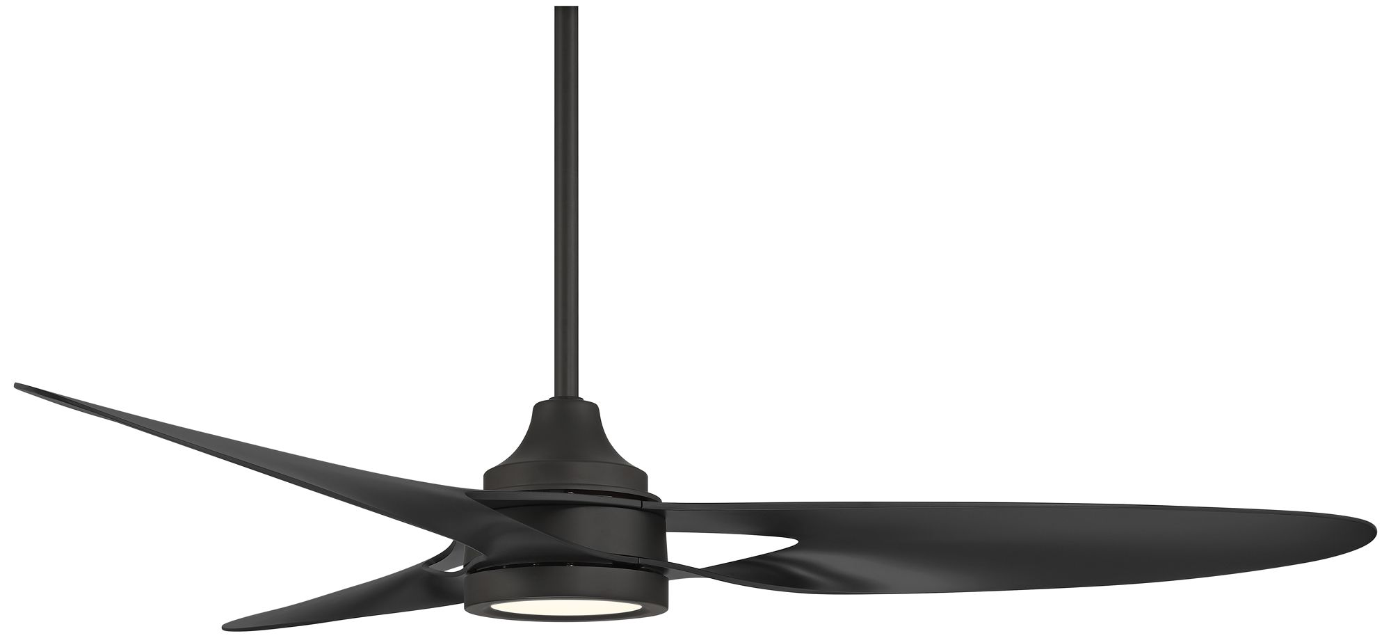 Watch A Video About the Casa Vieja Mystere Matte Black Indoor Outdoor LED Ceiling Fan