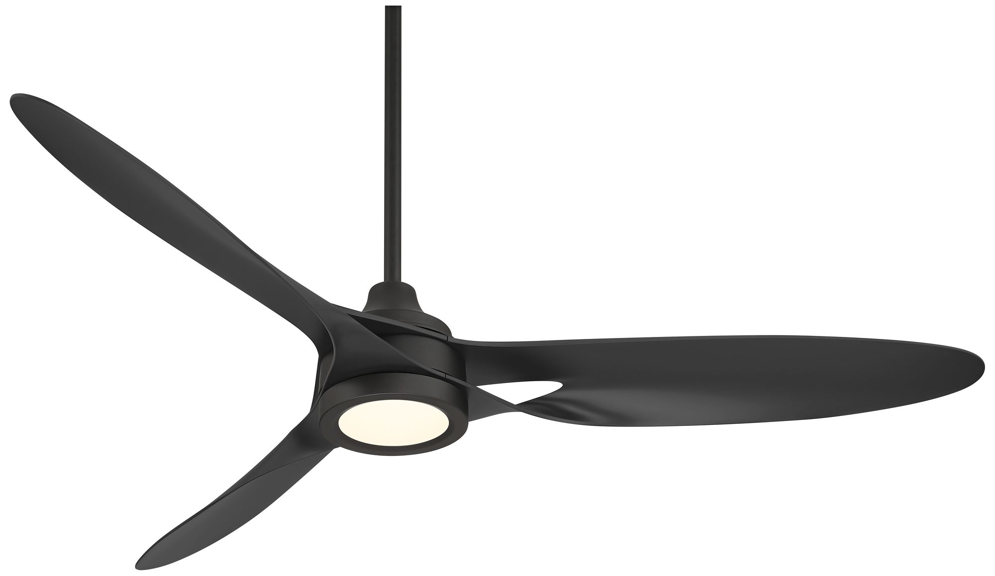 Watch A Video About the Casa Vieja Mystere Matte Black Indoor Outdoor LED Ceiling Fan