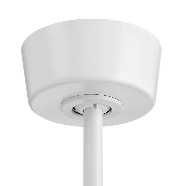 Image 6 54" Casa Vieja Mystere Matte White Indoor/Outdoor LED Ceiling Fan more views