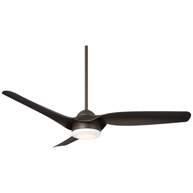 Image 2 54" Casa Vieja Sierra Emperial Bronze Damp LED Ceiling Fan with Remote