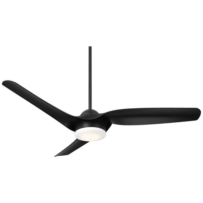 Image 5 54" Casa Vieja Sierra Matte Black Damp LED Ceiling Fan with Remote more views