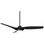 7_54" Casa Vieja Sierra Matte Black Damp LED Ceiling Fan with Remote more views