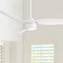 2_54" Casa Vieja Sierra White Damp LED Ceiling Fan with Remote