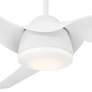4_54" Casa Vieja Sierra White Damp LED Ceiling Fan with Remote more views