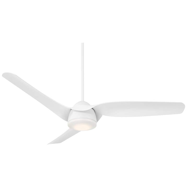 Image 5 54" Casa Vieja Sierra White Damp LED Ceiling Fan with Remote more views