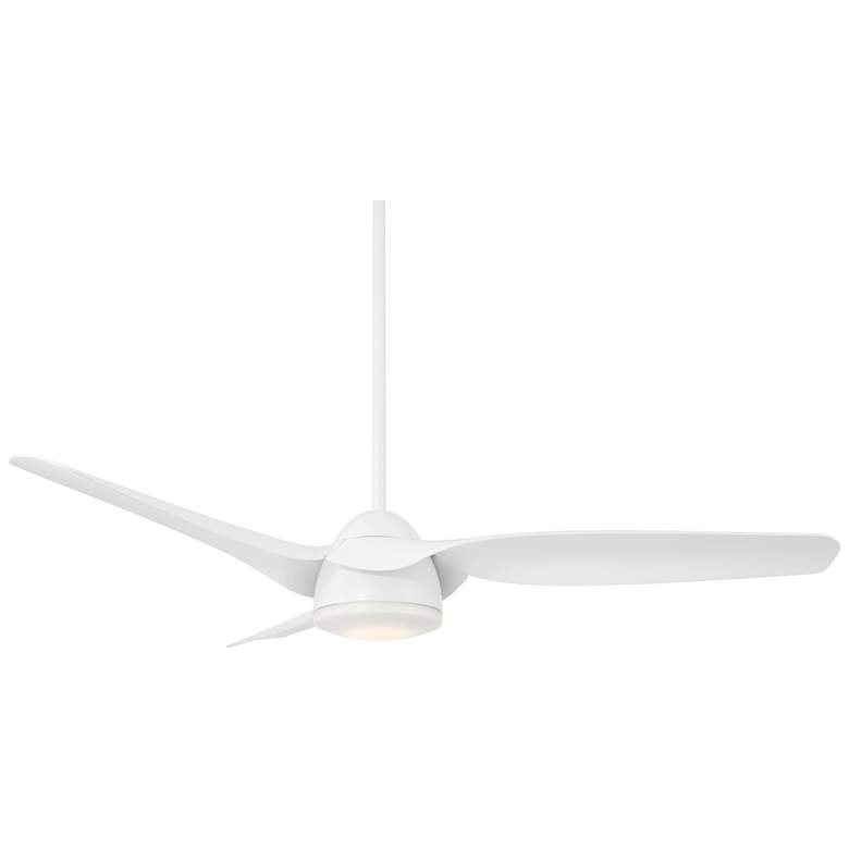 Image 6 54" Casa Vieja Sierra White Damp LED Ceiling Fan with Remote more views