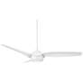 7_54" Casa Vieja Sierra White Damp LED Ceiling Fan with Remote more views
