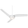 Watch A Video About the Casa Vieja Sierra White Damp LED Ceiling Fan with Remote
