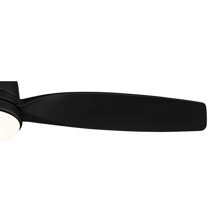 Image 4 54" Casa Vieja Tres Aurora Black Wet Location LED Fan with Remote more views