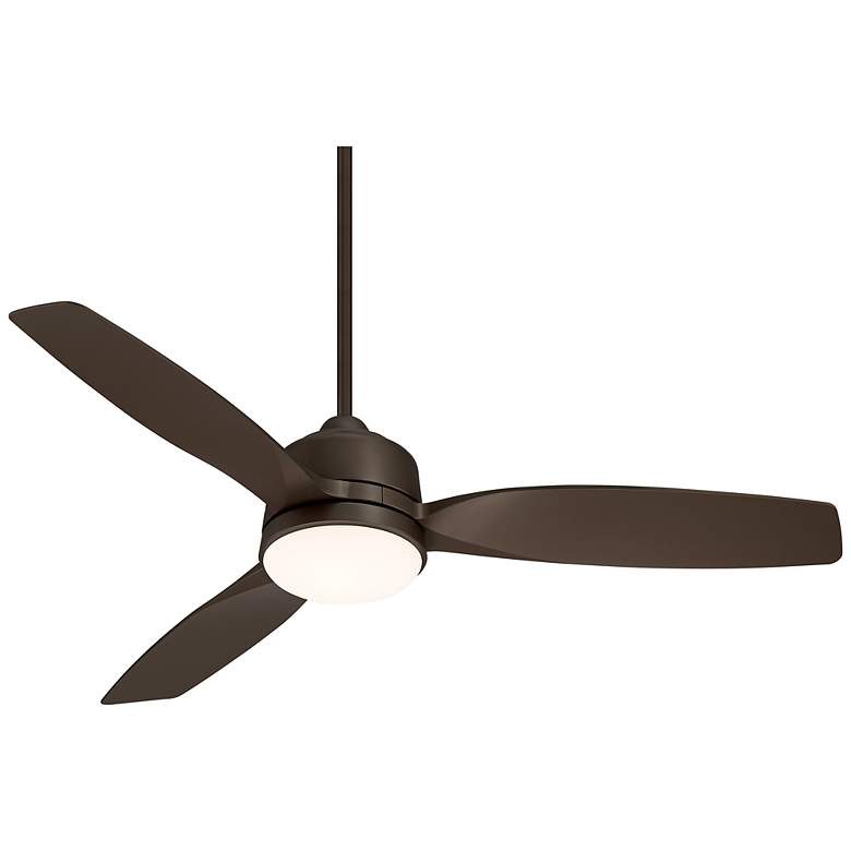 Image 7 54 inch Casa Vieja Tres Aurora Bronze Wet LED Ceiling Fan with Remote more views