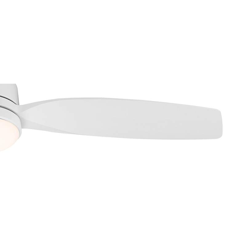 Image 4 54" Casa Vieja Tres Aurora White Wet Rated LED Ceiling Fan with Remote more views