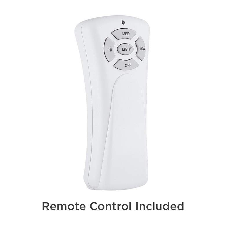 Image 5 54" Casa Vieja Tres Aurora White Wet Rated LED Ceiling Fan with Remote more views