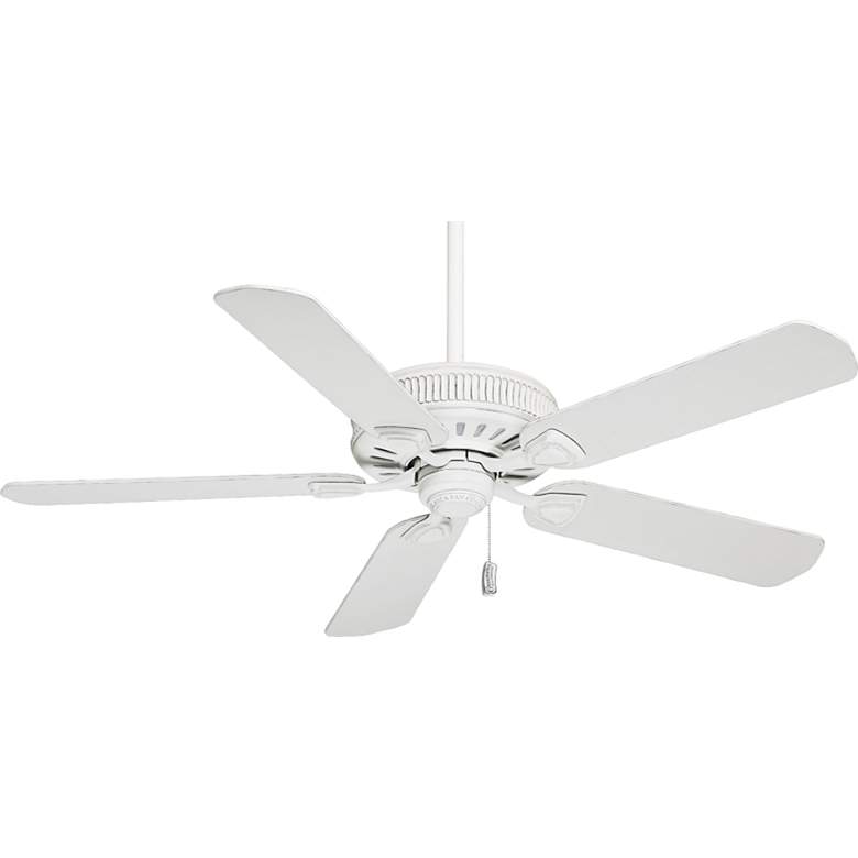Image 2 54" Casablanca Ainsworth Cottage White Pull Chain Ceiling Fan