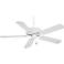 54" Casablanca Ainsworth Cottage White Pull Chain Ceiling Fan