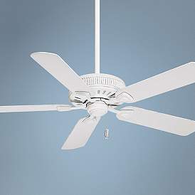 Image1 of 54" Casablanca Ainsworth Cottage White Pull Chain Ceiling Fan