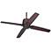 54" Casablanca Aris Brushed Cocoa Ceiling Fan with Wall Control